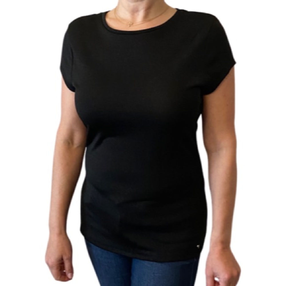 Ted Baker London silver shimmery black shirt